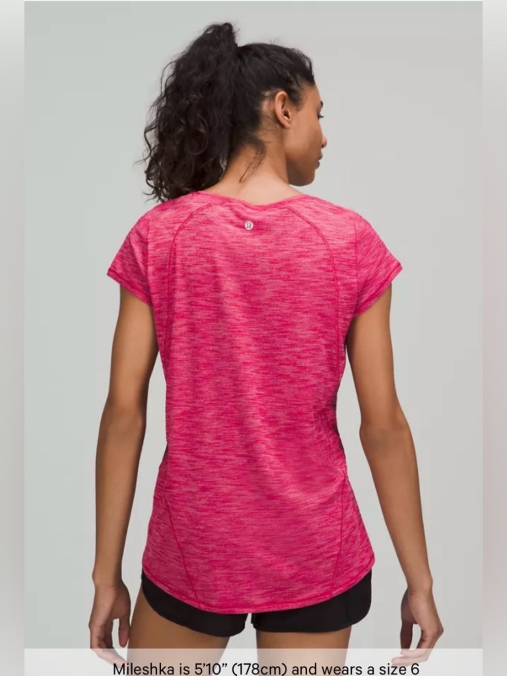 Lululemon Another Mile Short-Sleeve Shirt | Hot Pink | Size 6 Running Athleisure